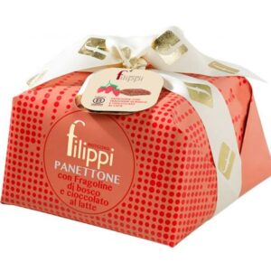 Panettone con Fragoline di bosco e Cioccolato al latte